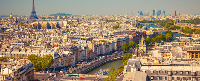 View on Paris form Notre Dame cathedral